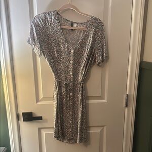 Floral Button-Down Dress